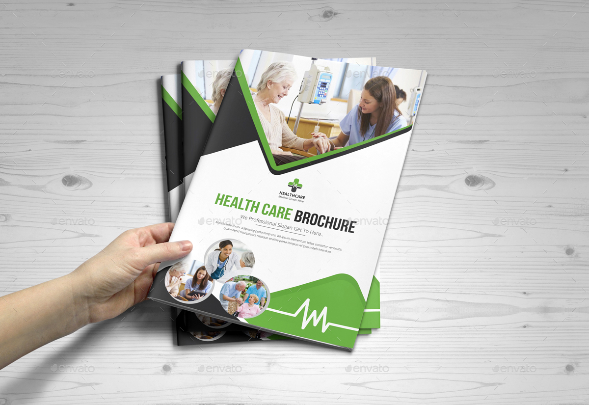 Medical Healthcare Brochure Indesign Template, Print Templates